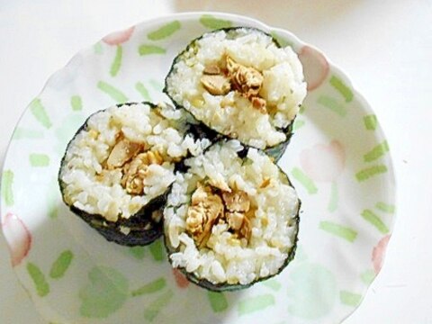 さんまの　海苔巻き風おにぎり